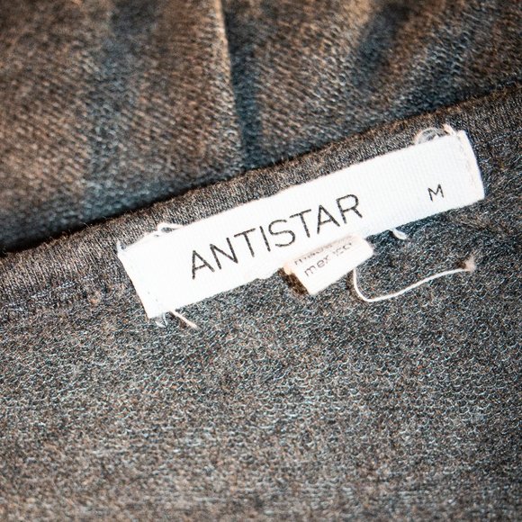 Gray T-Shirt Dress Antistar Comfortable Stretchy Material - Picture 3 of 3